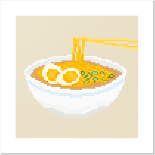 Ramen noodle bowl Posters and Art